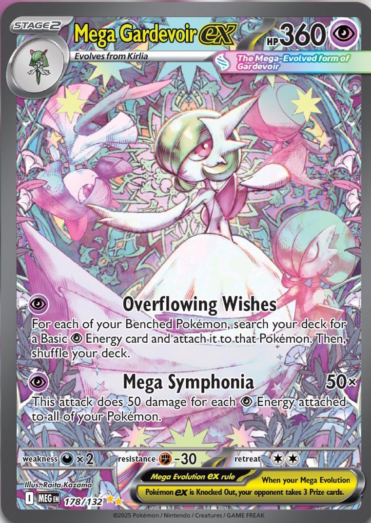 PokeTCGArt's tweet photo. All are incredible but Mega Gardevoir ex pls take all my money 🤑 https://t.co/5CuTIPpvBR