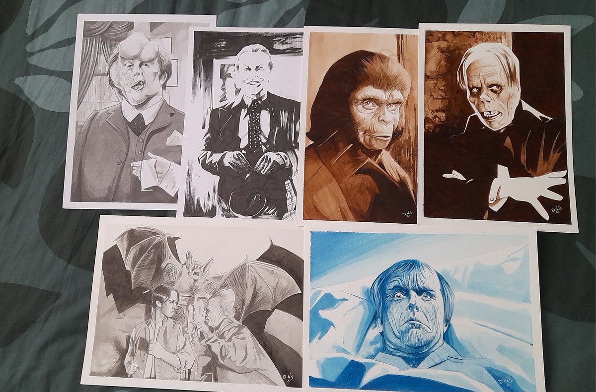 portless's tweet photo. A4 og illos for sale £55 each free post in UK plus post everywhere else DMs are open Reposts appreciated #Art #Artforsale #Ogart #Horror #Horrorart #Movies #Cultmovies #Horrormovies https://t.co/aGl1K0iK3j