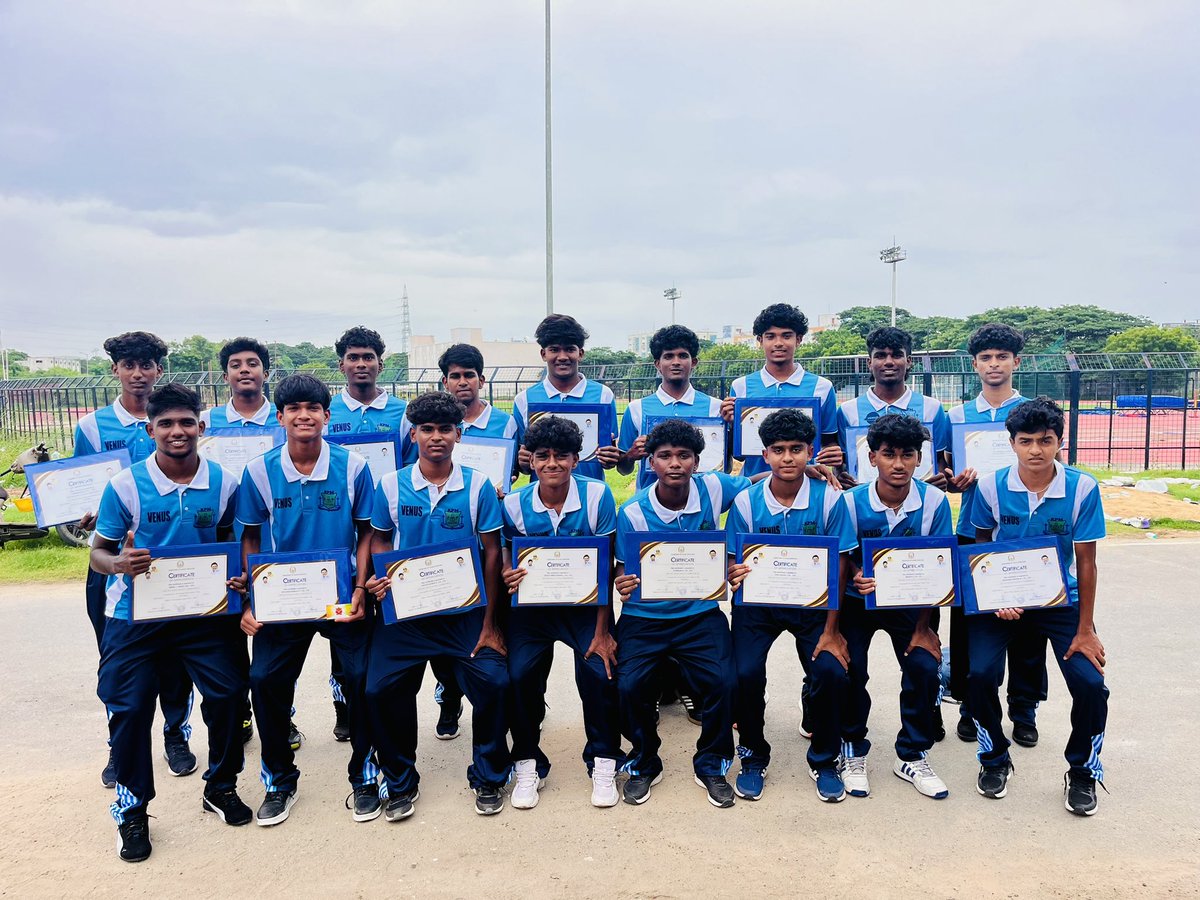 thervss's tweet photo. Proud moment! 🏆
Our U17 &amp; U19 state champions received certificates from Hon’ble Deputy CM @Udhaystalin &amp; Minister @Anbil_Mahesh 🎉⚽
Their dedication &amp; hard work continue to inspire! 🔥@vijayan04 
#StateChampions #TamilNaduFootball #YouthFootball #RVSS https://t.co/UE37Q9x2xr