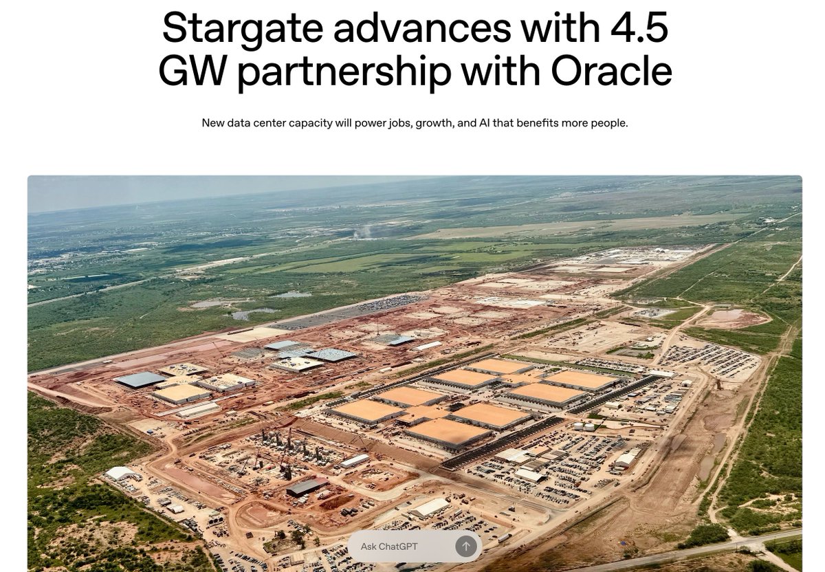 4.5GW in context:

☢️ One typical U.S. reactor is good for about 1 GW, so 4.5 GW = roughly a small fleet of reactors (four to five).

🏠 A US household averages 10,500 kWh a year; 4.5 GW running 24/7 makes ~39 TWh, which covers about 3.7M homes with room to spare.

💧The Hoover
