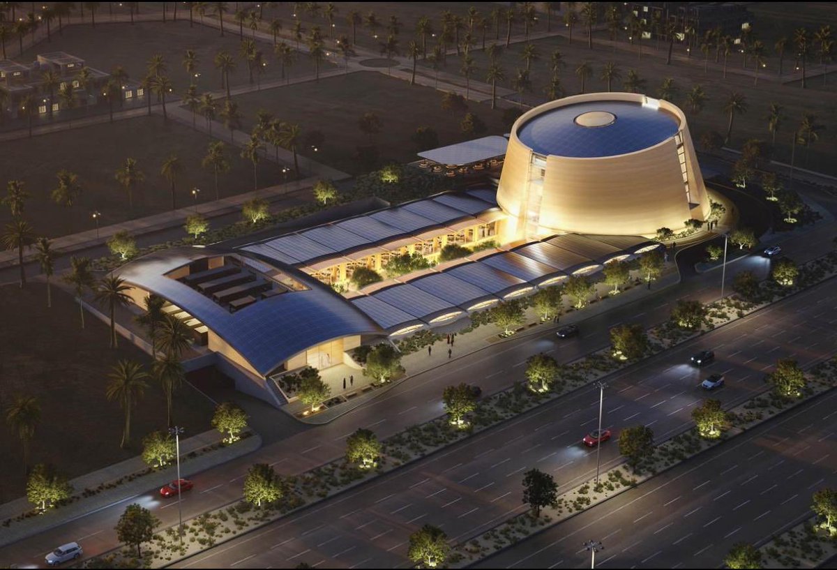 التصميم المعتمد للمقر الرئيسي الجديد لشركة #أكوا_باور في #الدرعية، على مساحة إجمالية تبلغ 53 ألف متر مربع، ويضم مرافق متعددة تشمل مراكز أبحاث ومكتبة ومساحات خضراء وصالات رياضية، ويستهدف تحقيق أعلى معايير الاستدامة، ومن المقرر تدشينه في عام 2027