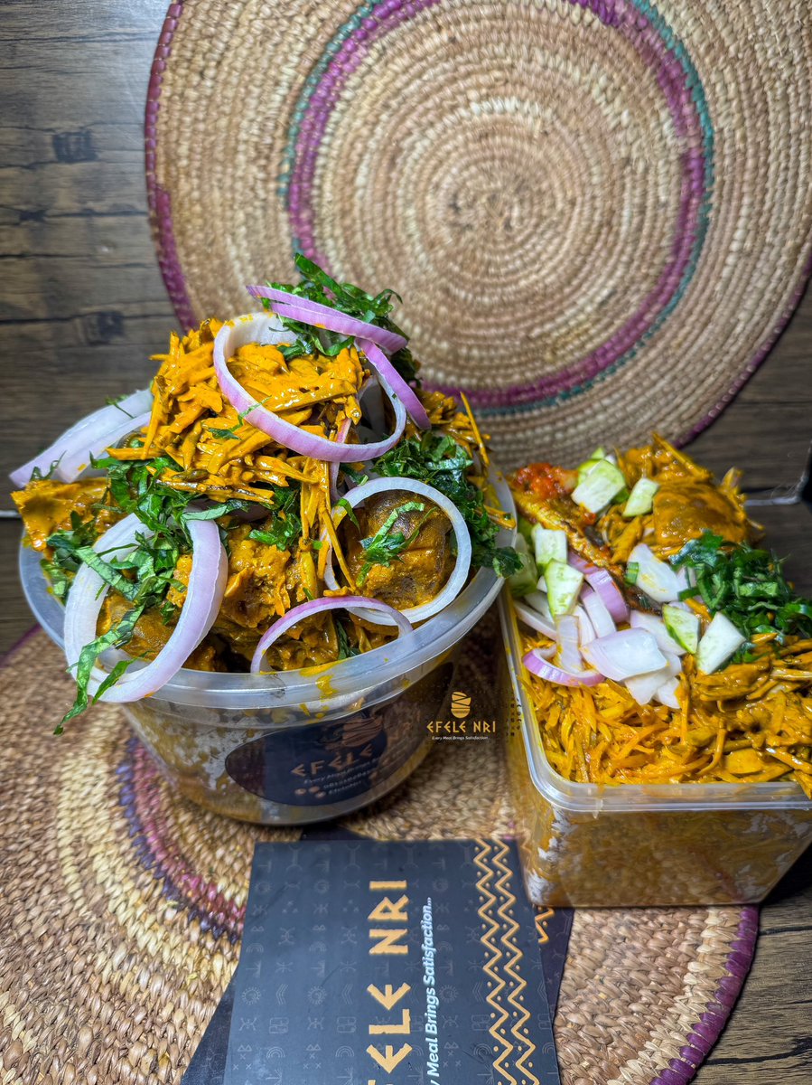 Abacha And Isiewu and it's a thank you from us <a href="/EfeleNri/">EfeleNri</a> 's kitchen today.

See you soonest❤️