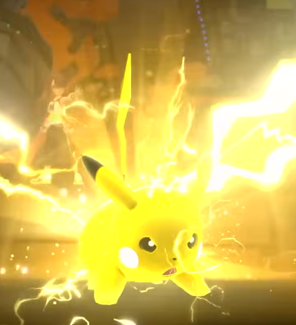 The_Teal_Mask's tweet image. Pikachu slightly updated model/rig in champions that allows it to do an angry expression (couldn't in Arceus or SV)