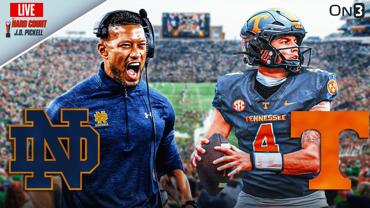 jdpickell's tweet image. TODAY ON THE HARD COUNT🧃
🔥 Tennessee & Notre Dame Record Prediction
🔥 Best game for every week of the CFB season
🔥 Narratives I'm NOT BUYING this season
FROM NASHVILLE ➡️youtu.be/OIccEI0RNS0