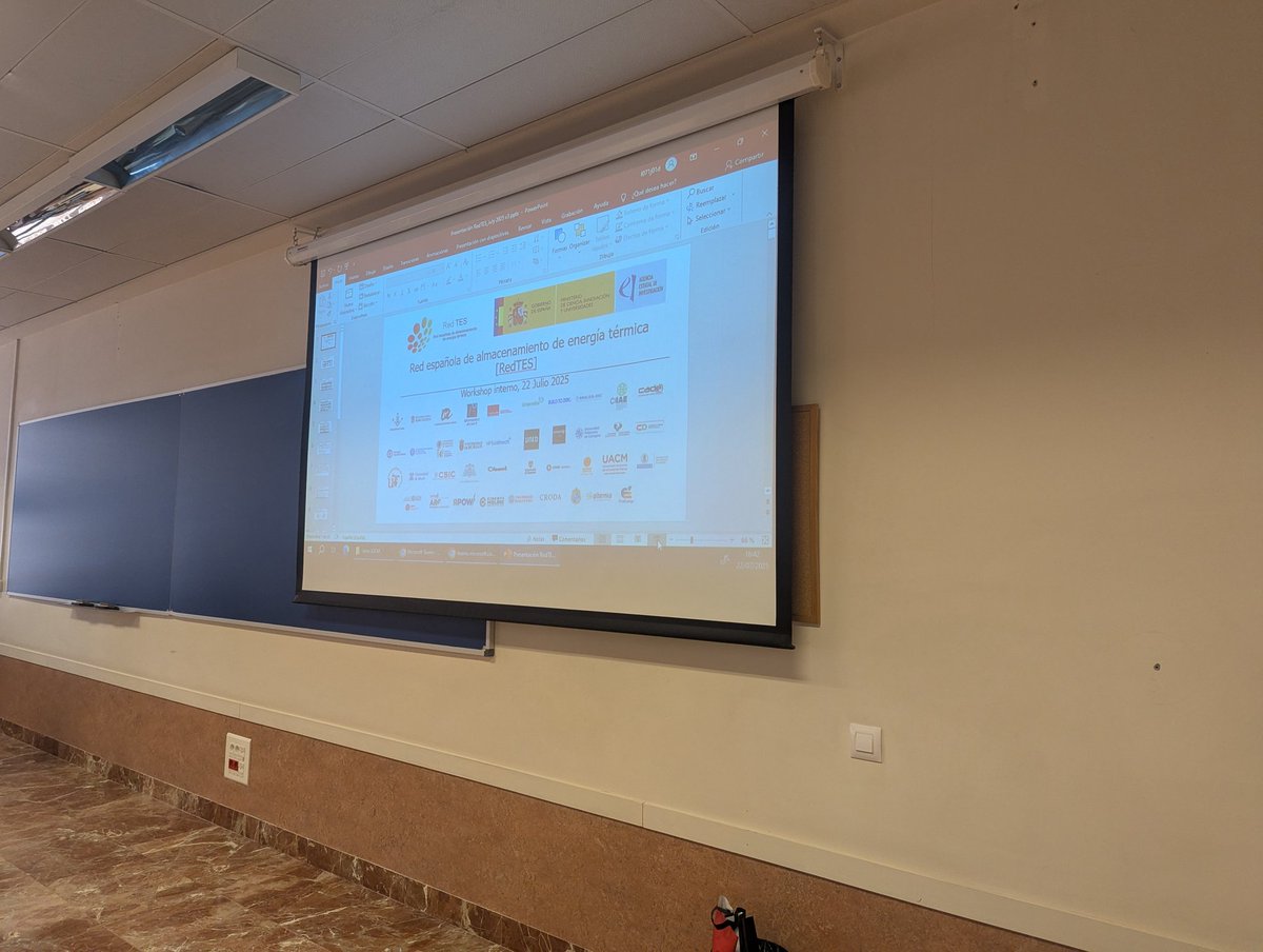 Red de Almacenamiento de Energía Térmica (Red-TES) tweet media