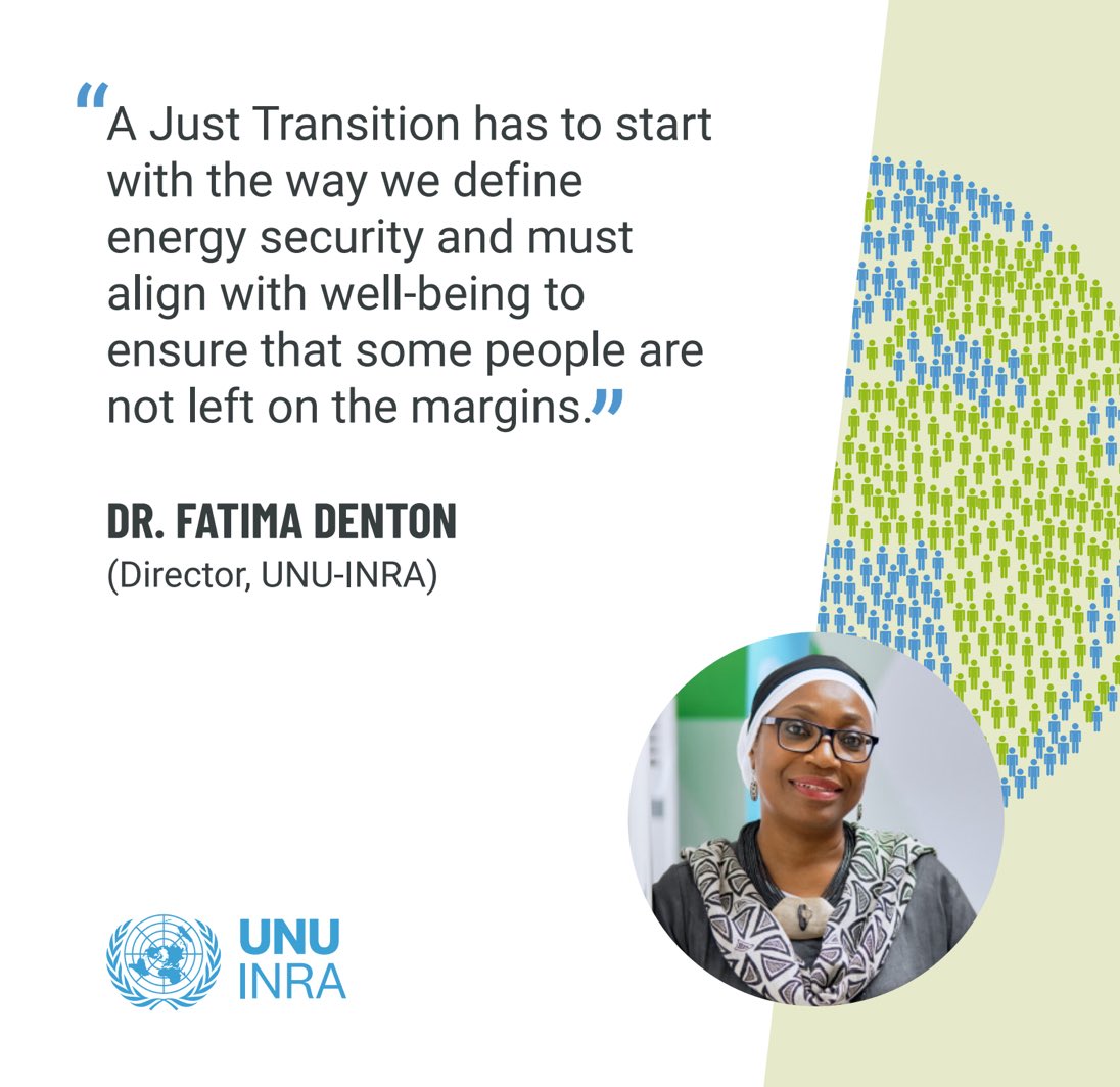 UNUINRA's tweet image. The Critical Moment of Opportunity speech by @antonioguterres(SG, @UN)
highlights the need for: “A future that is not only Green but Just.Not only Fast but Fair.Not only Transformative but Inclusive.”
Must Read Report🟢
Supercharging the new energy era:
un.org/sites/un2.un.o…