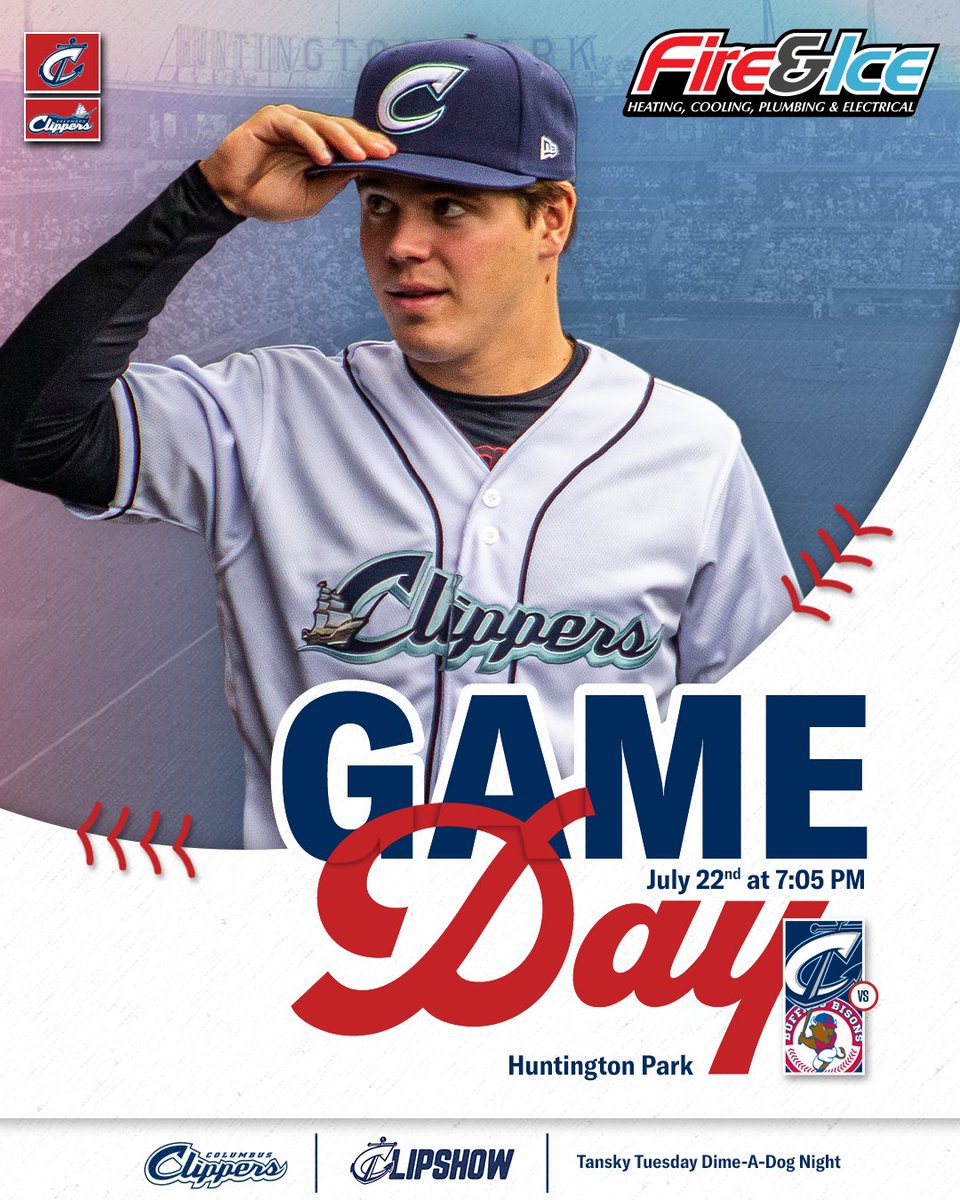 CLBClippers's tweet image. BACK HOMEEEEEE
First pitch is scheduled for 7:05pm, gates at 6:00pm
🎟️: atmilb.com/3zeMBv2
🔥: @fireandiceac