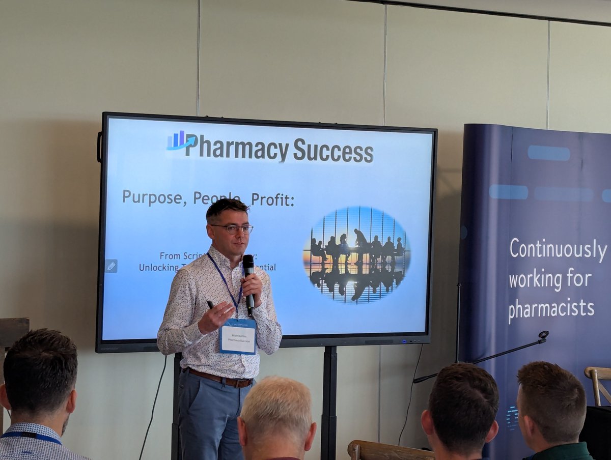 Brian Battles of Pharmacy Success has just started the last session of our over-subscribed customer day, 'Building a Profitable Future with McLernons'.
