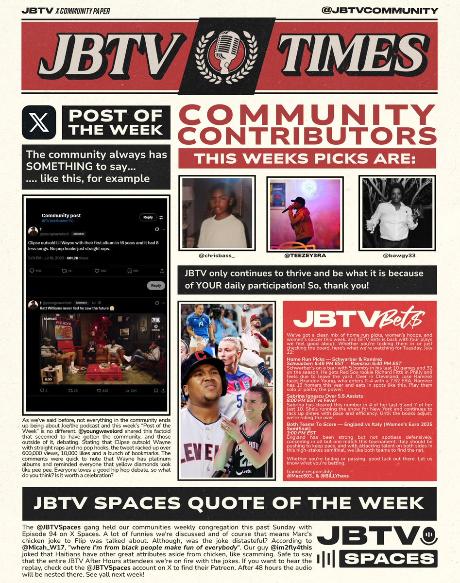 JBTVCommunity's tweet image. Was Mel being insensitive for the MJW interview title change or was she just doing what every media platform would do? You tell us #JBTVnews 🗞