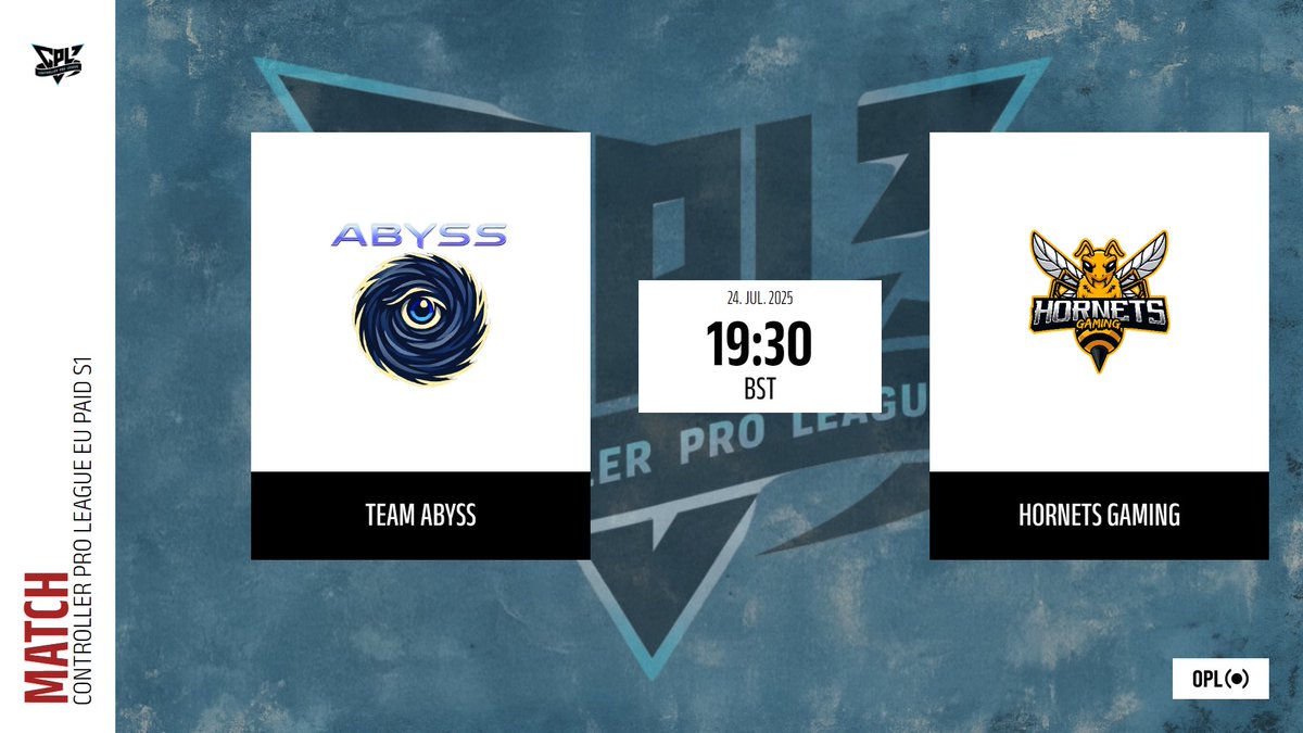 Hornets Gaming vs <a href="/AbyssR6Esports/">TeamAbyss</a> 

🏆: Controller Pro League - J1 Poules
📆: Jeudi 24 Juillet 20h30
🎥: à définir
🏠: Club House, Repaire, Consulat