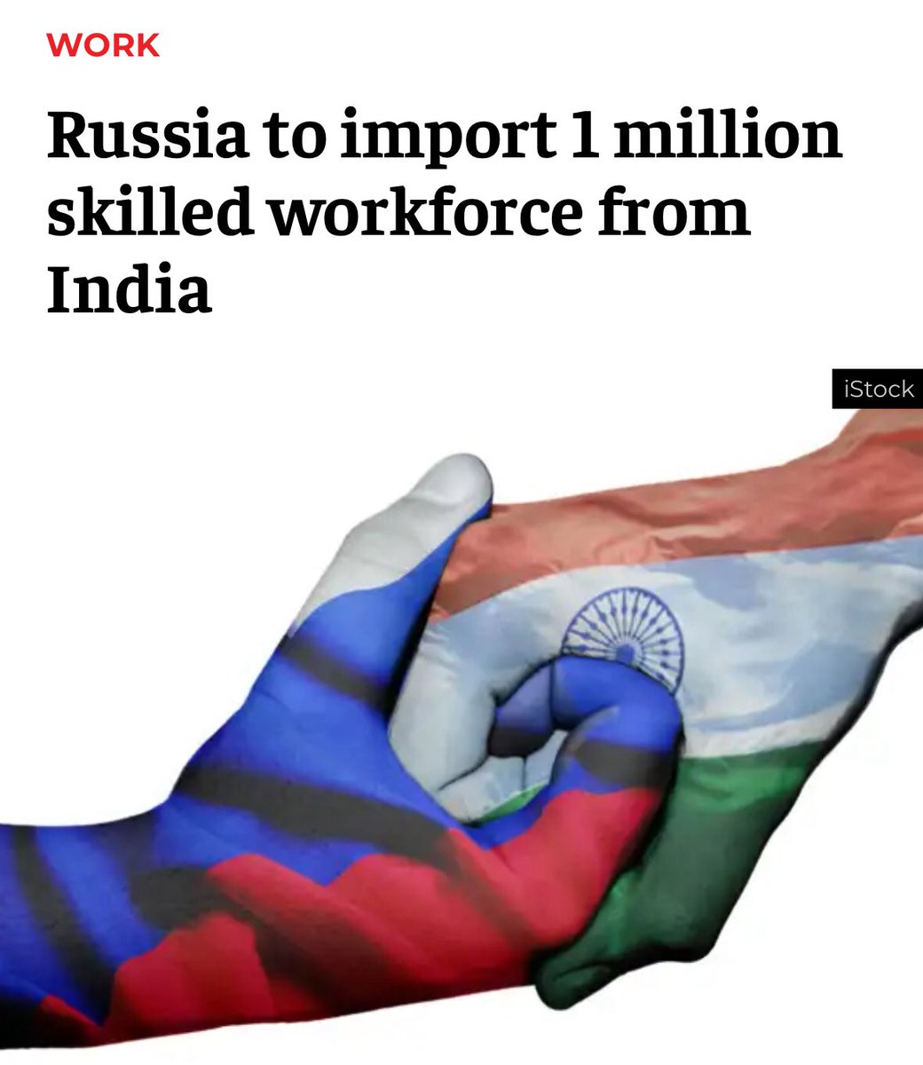 DimitrijeMilic's tweet photo. Izlaze vesti da Rusija planira uvoz milion radnika iz Indije, a Belorusija 150K radnika iz Pakistana, jer kao i sve evropske države imaju manjak radne snage i tek će da ga imaju.

Države spontano prelaze na UAE model, rada bez državljanstva.Izgleda i Srbija zbog privatnog sektora https://t.co/SQ1n4piqFR