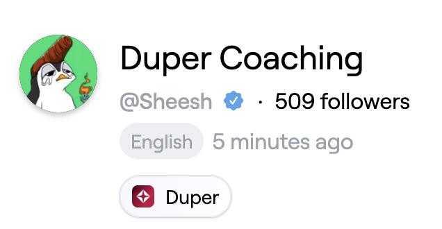 realsheeshed's tweet image. Duper Coaching with @InspectorPo
Onboading Web2 Fam from Twitch today👀
Feel free to say hello -&gt; twitch.tv/realsheeshed
And ofc, ABS -&gt; portal.abs.xyz/stream/Sheesh