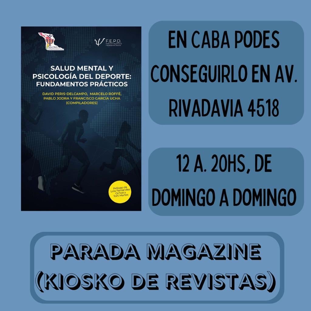 MarceloRoffe's tweet image. Si Vivis en CABA la salud mental y la psicología del deporte están cerca, en Caballito @SOLCPAD