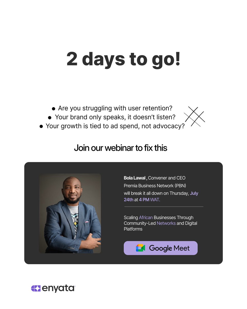 Only 2 days to go until we dive into the strategies your brand needs to grow the right way.

Are you struggling to keep users engaged after their first interaction? Does it feel like your brand is always talking, but no one’s listening? Or maybe your growth relies too heavily on