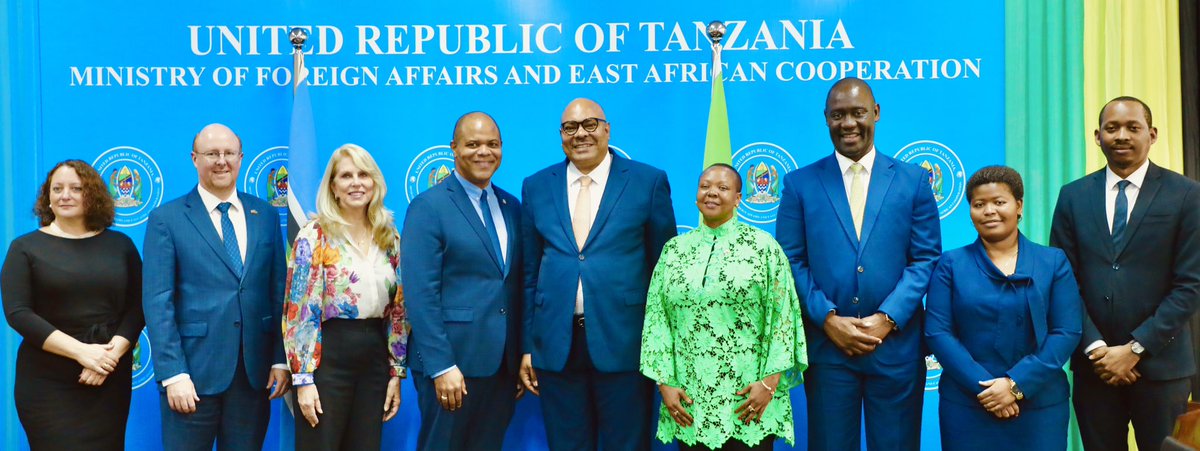 Today, the Mayor of Dallas Eric L. Johnson and the 🇺🇸 Chargé d’Affaires Jonathan Howard, met with Foreign Minister Thabit Kombo, Minister Kabudi and representatives from other Tanzania government agencies. Building from a strong foundation, with the right policies, the