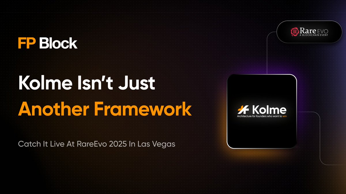 FP_Block's tweet image. Kolme isn’t just another framework
It’s a new approach to blockchain product development, optimized for performance, built for devs, and ready for real-world scale
Catch it live at @RareEvo 2025 in Las Vegas
Friday, August 8 where @snoyberg builds a blockchain app on stage in…