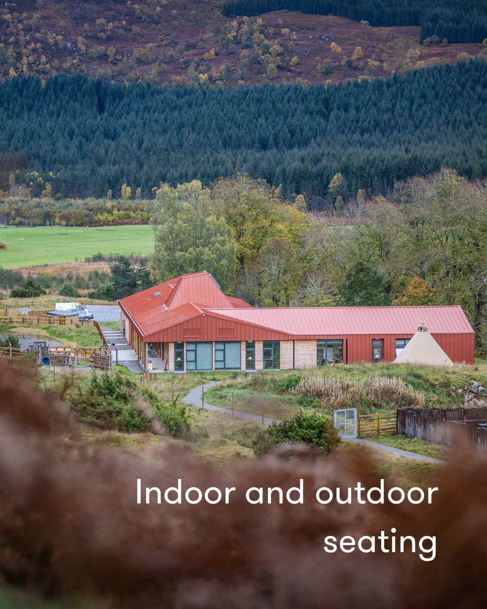 At our cafe - An Nead, (Gaelic for ‘the nest’) we’re all about seasonal flavours and local goodness.

Try our ever-changing menu featuring:
🥣 Hearty soups
🥗 Fresh seasonal salads
🥧 Veggie pasties &amp; local venison
🐾Dog friendly space – we serve Scoops for Dogs! 🐾