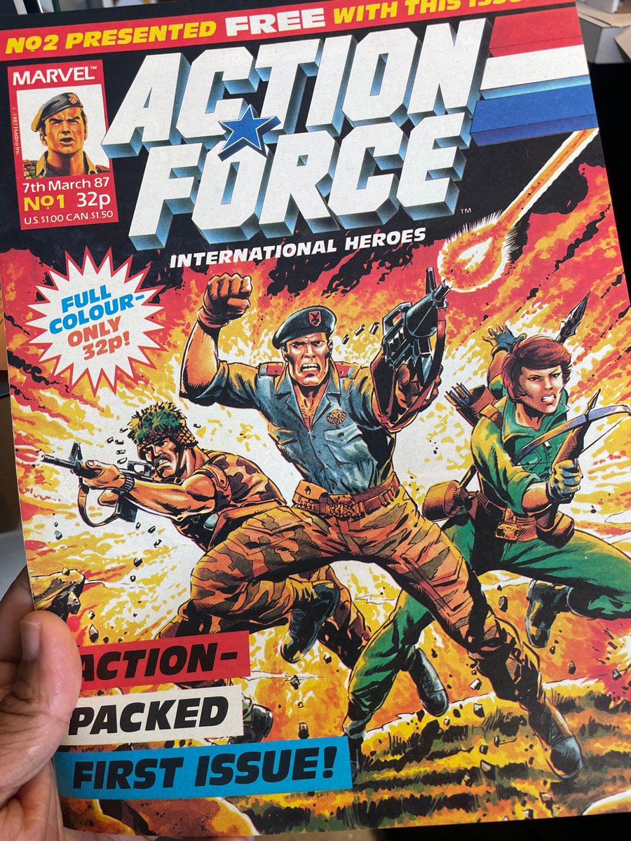 LordRetail's tweet image. Checking out Marvel UK Action Force first hand. I knew of alterations from US GI Joe but are these literally British characters? Flinte (David here not Dashiell) was born in Lincoln England & I guess speaks in an accent? Maybe @Talking_Joe can shed light on this alternate Earth!