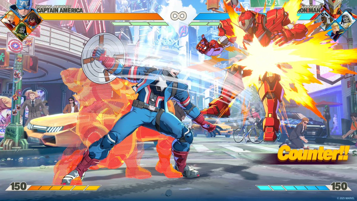 Primera imagen de MARVEL Tōkon: Fighting Souls con la interfaz visible