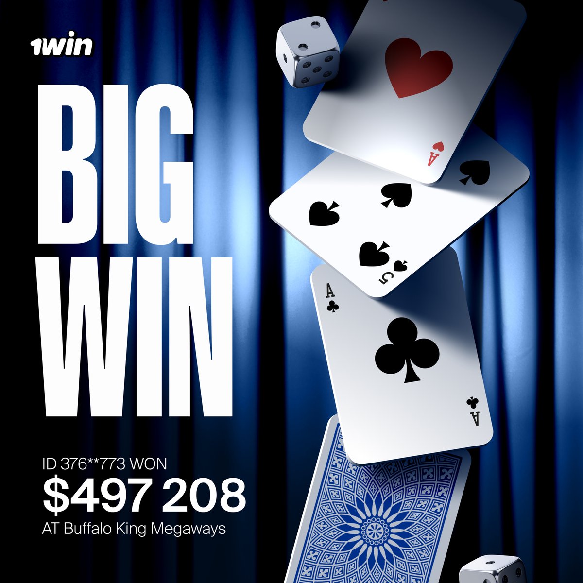 1winPro's tweet image. 🎰 This Week’s Biggest Win!
ID 376**773 just bagged a massive $497 208 at Buffalo King Megaways!
🔥 That’s how you turn spins into serious cash!
🔗mssg.me/1win.pro | #1win | #CasinoWins | #Slots