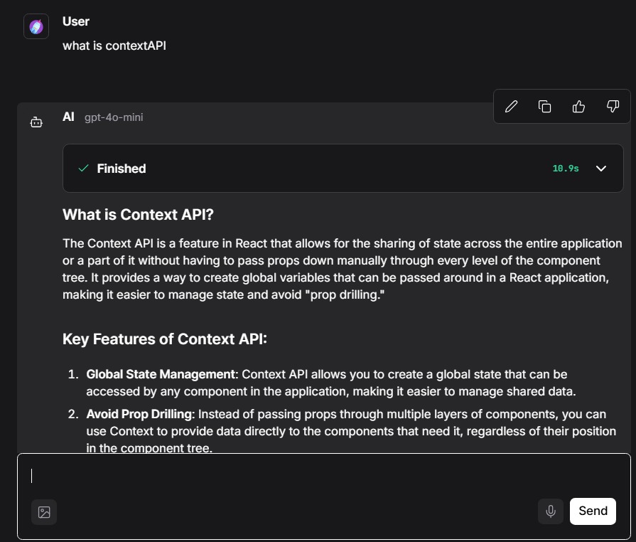 khthpalia's tweet image. 🛠 Built a custom Q&A chatbot using Langflow + Astra DB!
Gave it a database of ReactJS interview questions → now you can ask anything & get instant answers.
Powered by OpenAI embeddings + Python.
Making interview prep smarter! 🤖✨
#AI #Langflow #RAG #ReactJS