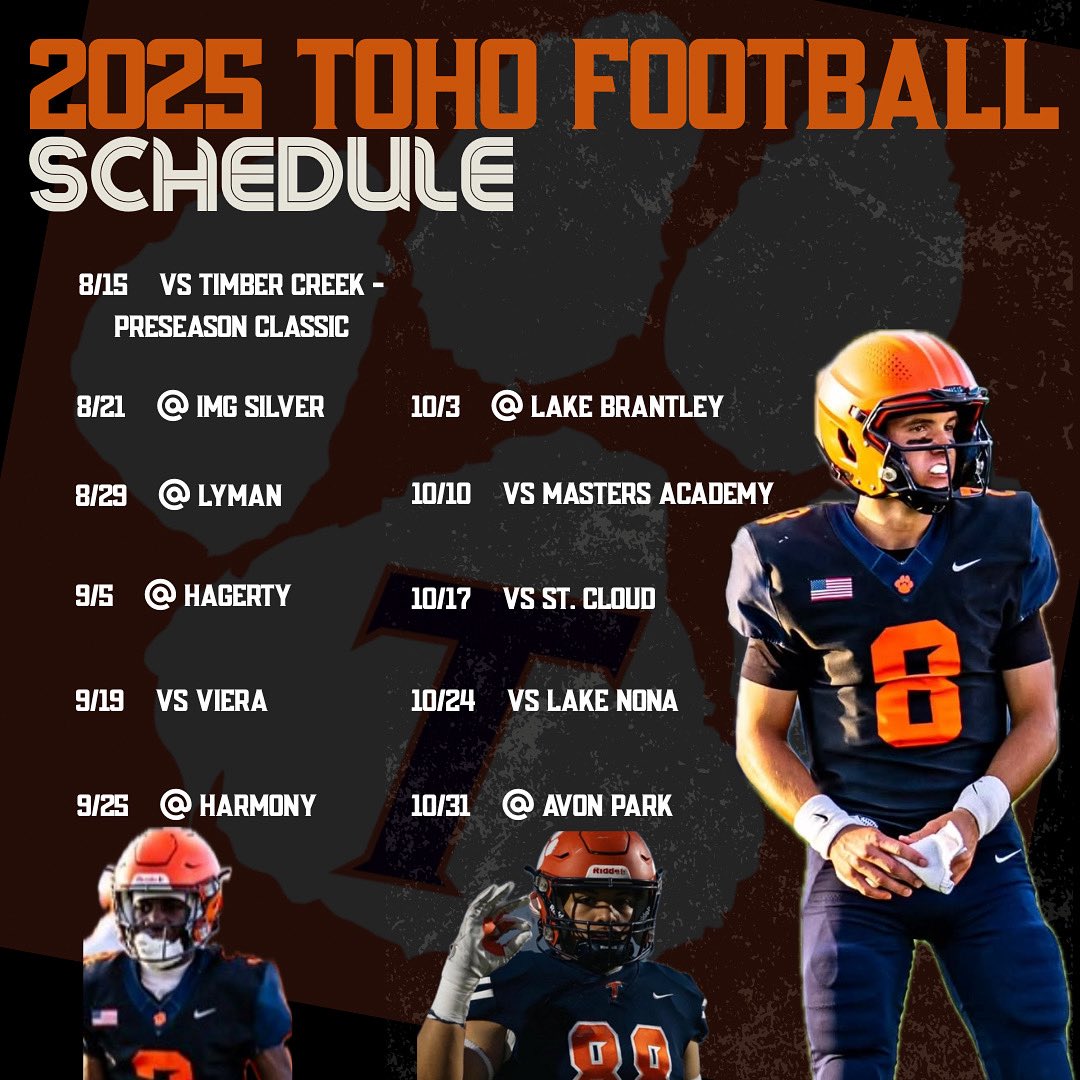 2025 Season Schedule