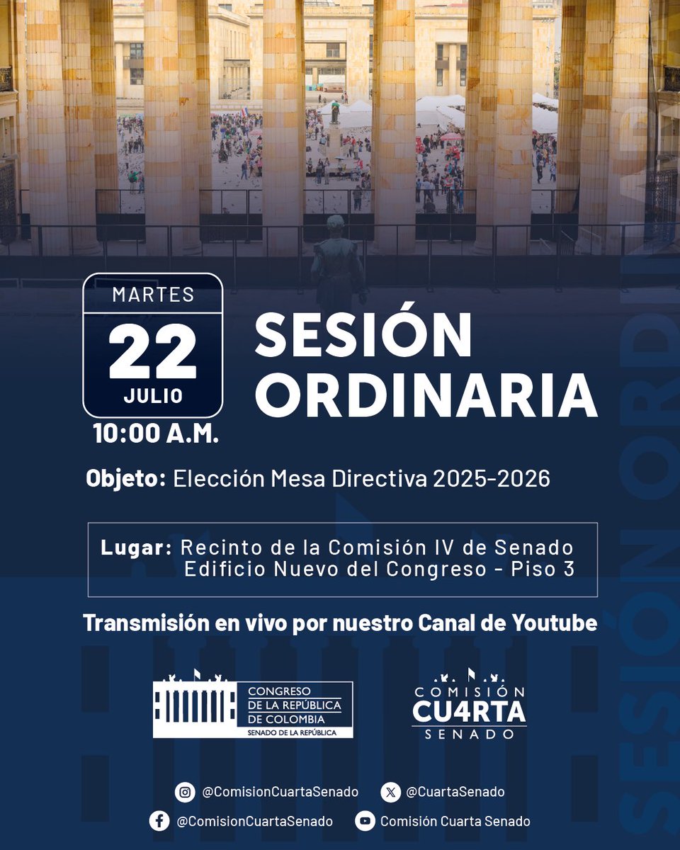 COMISIÓN CUARTA SENADO tweet media
