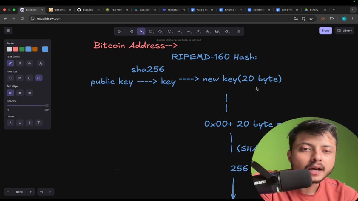 hridewel's tweet image. #Blockchain Day 8
• Wallet keys generated locally
• Connect via JSON‑RPC endpoints
• ETH tx: construct, sign, broadcast, validate
• Solana addr = pubkey; quantum risk & PQC
• Notes on #notion n #hashnode
#letsconnect #Web3 #Crypto #Nexus