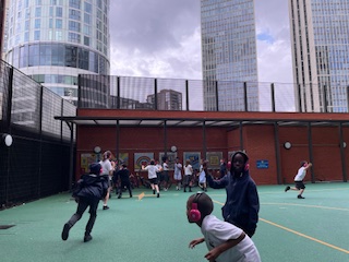 Nine Elms class enjoyed using their Now Press Play headphones to explore life in Roman Britain