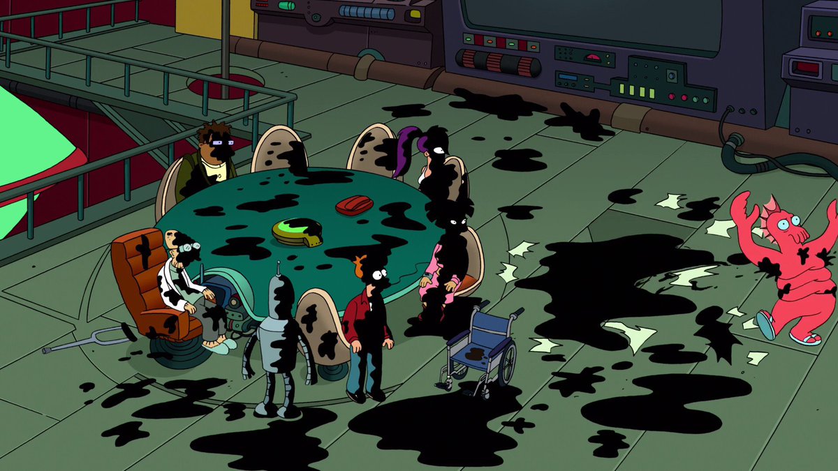 QuotesFuturama's tweet image. 15 years ago today saw the first broadcast of Lethal Inspection!
#Futurama #OTD