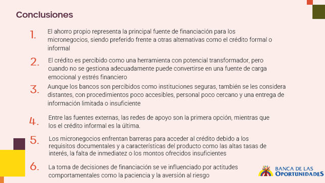 📢 Conclusión: Faltan estrategias efectivas para la inclusión financiera de micronegocios en Colombia. Las barreras persisten y son un reto urgente.
#Micronegocios #InclusiónFinanciera