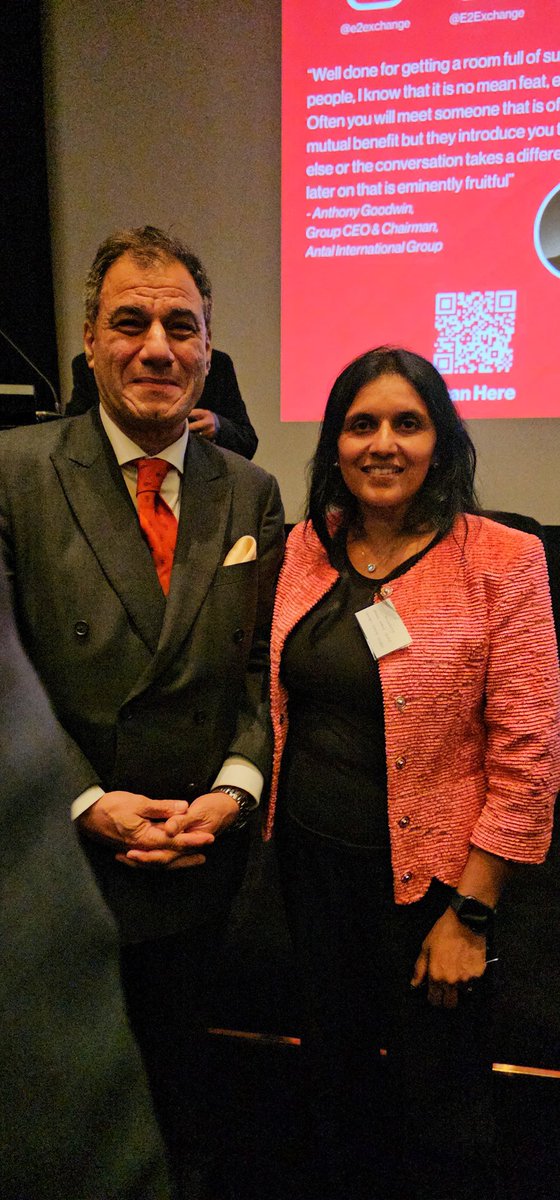 ManjuShahul's tweet image. Thank you to the wonderful Shalini for inviting me to an inspiring E2E 100 Gala.  A truly special evening celebrating the UK’s fastest growing and most visionary businesses.

It was a privilege to hear from the ever-inspirational @Lord_Bilimoria . His words always leave you with…