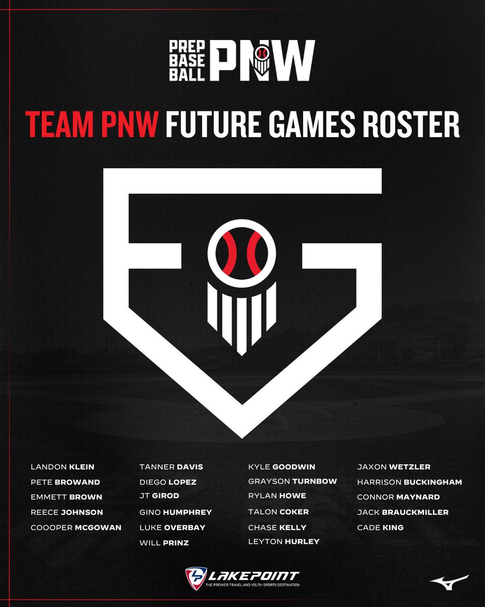 PrepBaseballWA's tweet image. Future Games week is HERE โผ๏ธ
Stay tuned throughout the week for all Future Games content from #TeamPNW starting with the Senior Future's workout and first game today