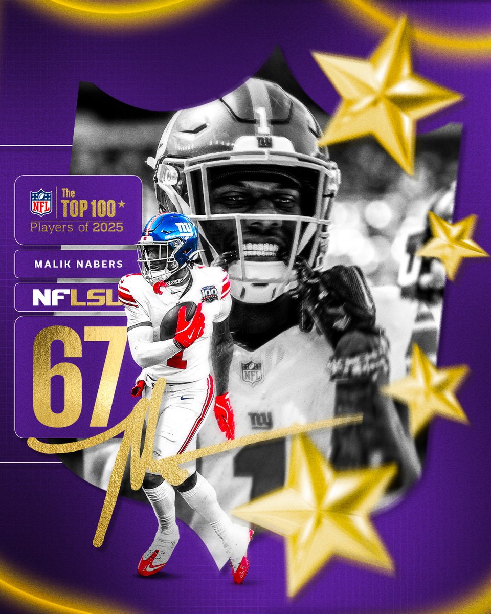 LSUfootball's tweet image. The @NFL Top 100 | @whyguard13
Malik checks in at No. 67