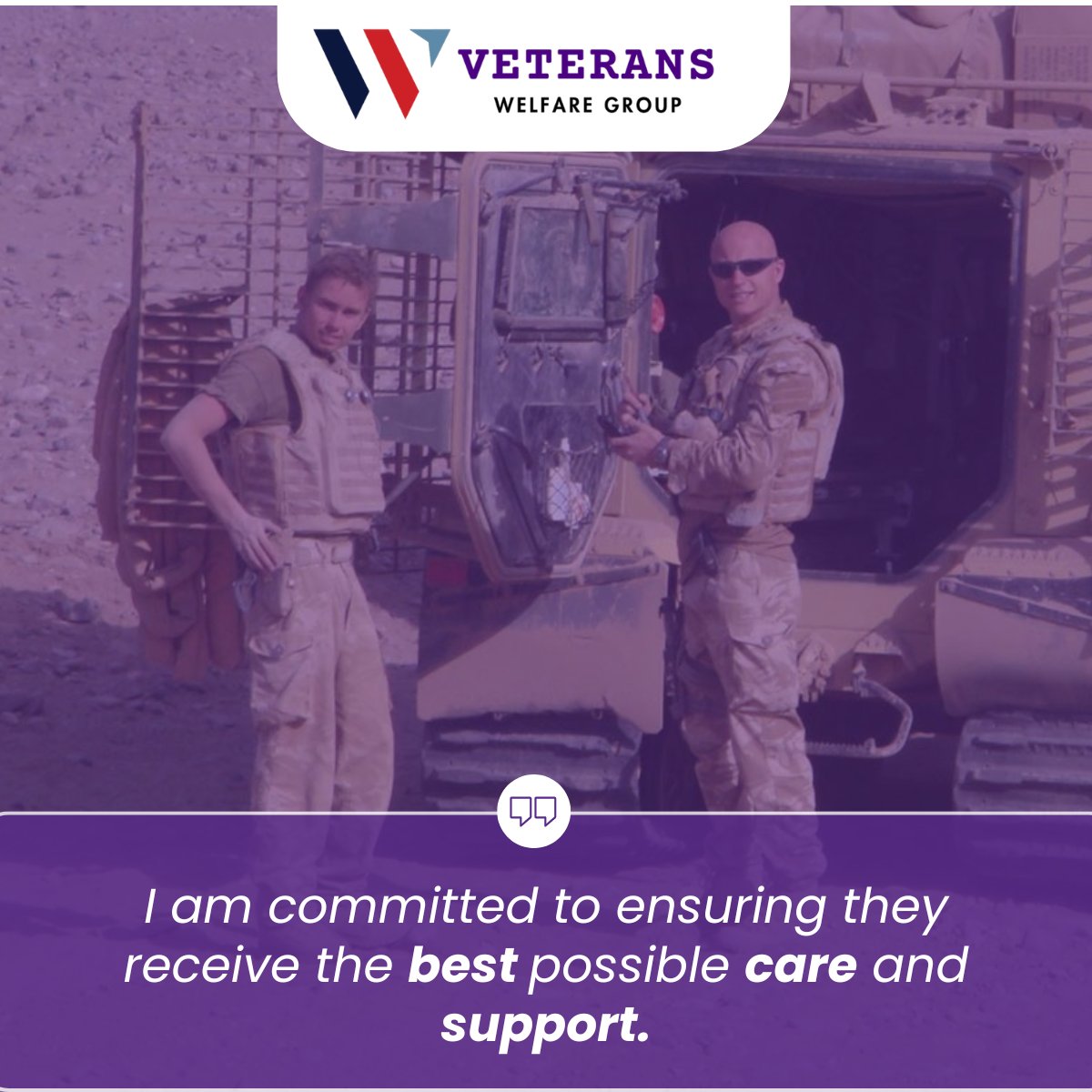 Looking back at these powerful words from our Chief Medical Officer — a reminder that lived experience is one of the main influences shaping our work at Veterans Welfare Group.

#livedexperience #supportingveteransandtheirfamilies #serviceleavers #britishmilitary