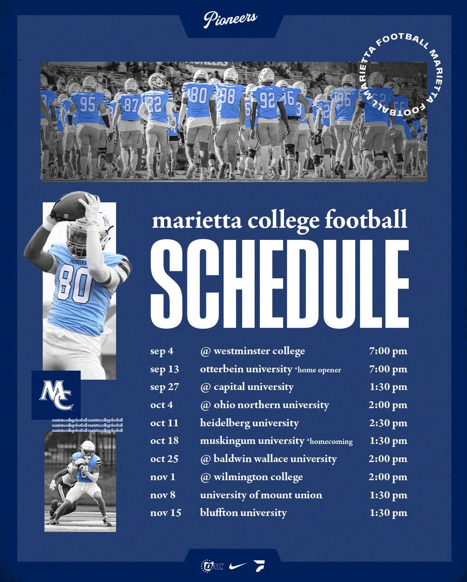 🔵⚪️ Navy Blue &amp; White since 1899*. Marietta Ever. 

🥶 But these are 🔥 and we can’t wait to represent our great College on the field in 2025

👀 Get your gear here: bsnteamsports.com/shop/5L5jhgBjTc

🏈 GO PIOS 💪🏼