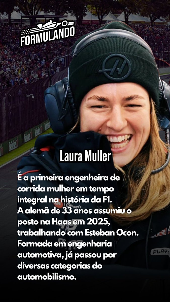 Formulando_F1's tweet photo. Elas chegaram com força e talento e se tornaram indispensáveis. Aqui, algumas das mulheres fundamentais no paddock da F1.

Siga o Formulando:
https://t.co/m84zkZEvCe

#f1 #formula1 #formulando #f1podcast https://t.co/daxnk2jMeC