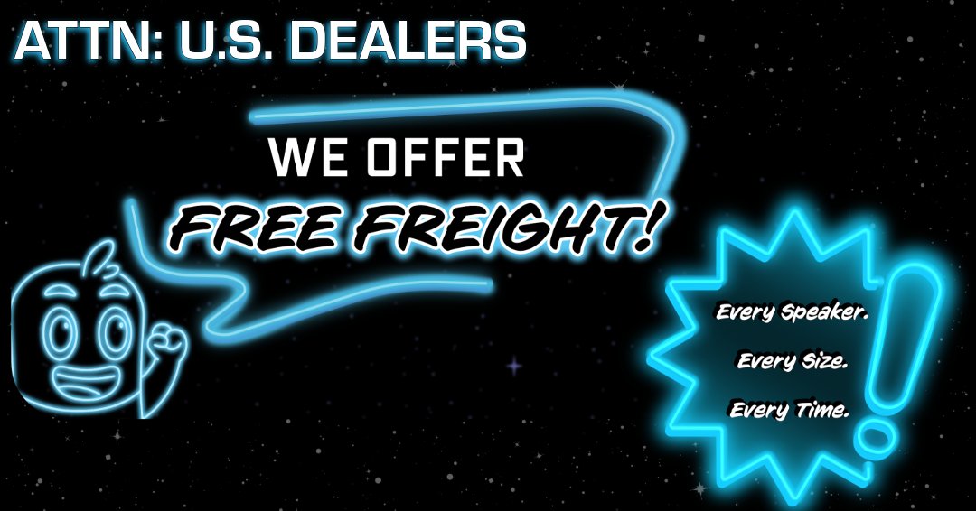 Attention US Dealers:
🚛  GREAT sound should travel FREE! At SoundTube, every order ships FREE, every time. No minimums, no catches. Upgrade your sound without the shipping fees! Explore more at soundtube.mseaudio.com 🔊
#SoundTube #FREEFreight #AVTweeps #ProAV