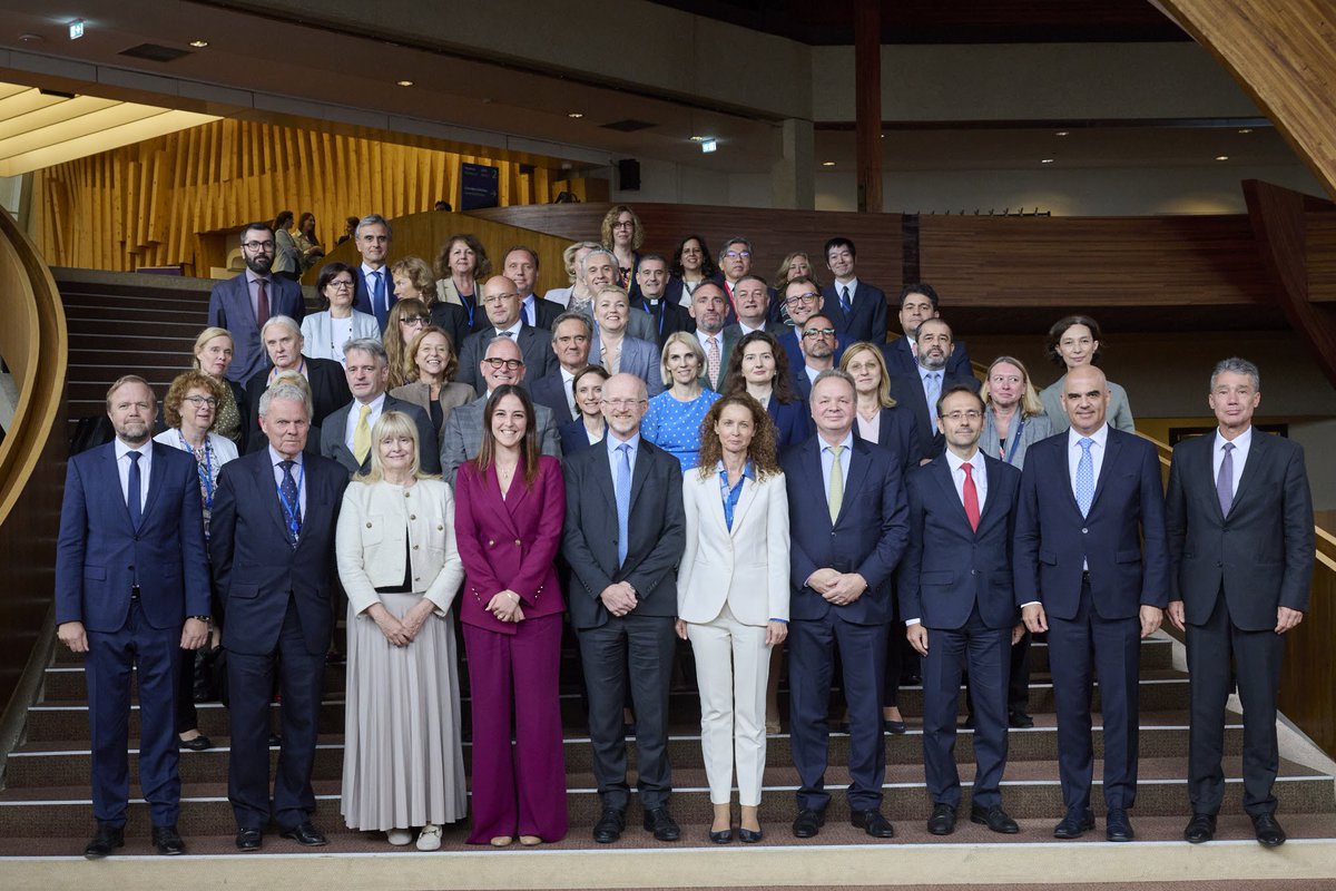 Cyprus in CoE (@cyprus_coe) on Twitter photo Νos vœux de plein succès aux Ambassadeurs de 🇮🇸<a href="/IcelandCoE/">Iceland at CoE 🇮🇸</a>, 🇨🇭<a href="/SwitzerlandCoE/">Switzerland🇨🇭at the Council of Europe 🇪🇺</a>, 🇨🇿<a href="/SM_Strasbourg/">Czechia at the Council of Europe</a>, 🇳🇴<a href="/NorwayCoE/">NorwayCoE</a>, 🇸🇪<a href="/SwedeninCoE/">Sweden in CoE</a>, qui quittent leurs fonctions cet été.
Photo de groupe des Délégués, prise lors de la 1534e réunion. Νos vœux de plein succès aux Ambassadeurs de 🇮🇸<a href="/IcelandCoE/">Iceland at CoE 🇮🇸</a>, 🇨🇭<a href="/SwitzerlandCoE/">Switzerland🇨🇭at the Council of Europe 🇪🇺</a>, 🇨🇿<a href="/SM_Strasbourg/">Czechia at the Council of Europe</a>, 🇳🇴<a href="/NorwayCoE/">NorwayCoE</a>, 🇸🇪<a href="/SwedeninCoE/">Sweden in CoE</a>, qui quittent leurs fonctions cet été.
Photo de groupe des Délégués, prise lors de la 1534e réunion.