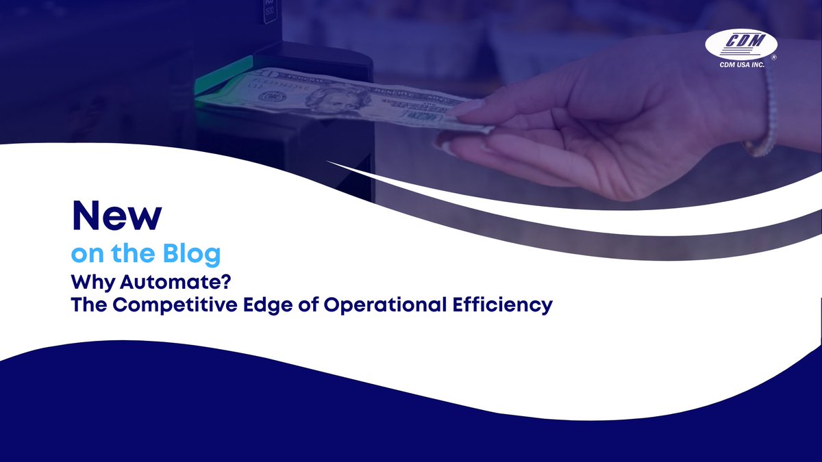 cdmusainc's tweet photo. Are you still handling cash manually? 🧾

In an environment where speed, security, and accuracy are key, automation is no longer a luxury: it's a necessity. 💼

📩 Read the full article here 👉 https://t.co/B1SIzwx1Ix
#FinancialAutomation #CashSecurity #CashControl https://t.co/Gb5cNi4V9h