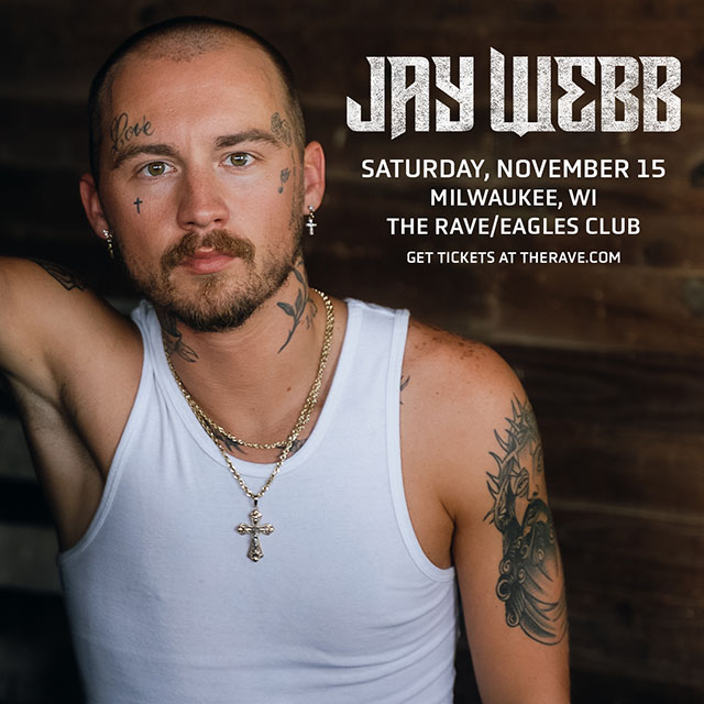 therave's tweet image. NEW SHOW: From honky-tonk heartbreak to gritty outlaw energy, Jay Webb can do it all! See him live at The Rave / Eagles Club on Saturday, November 15th! π»π₯
Tickets are on sale now at Β» therave.com/webb