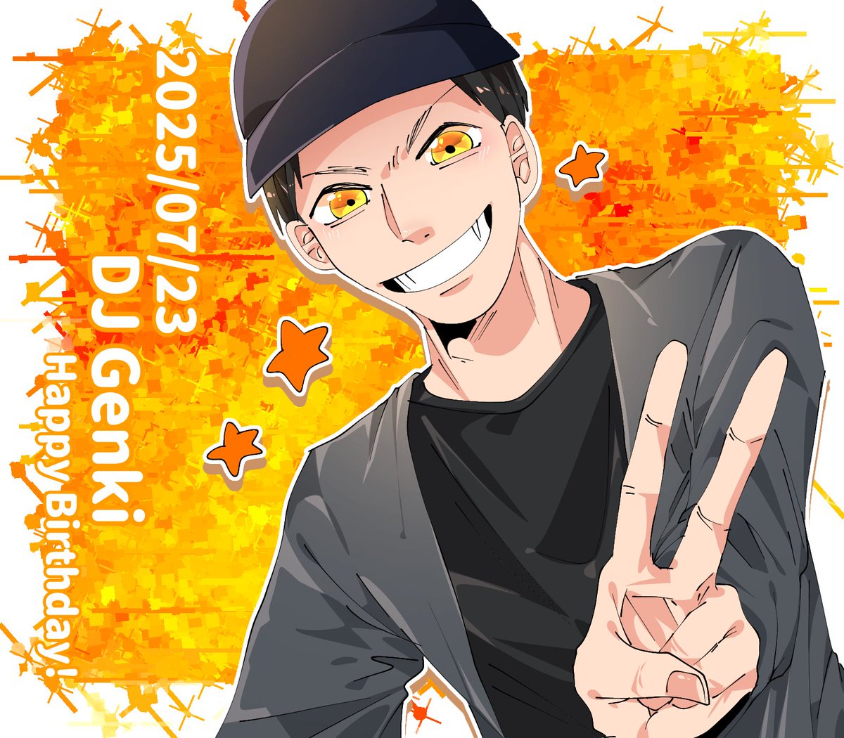 #たのあーと
Genkiさんお誕生日おめでとうございます！！🎊🎉