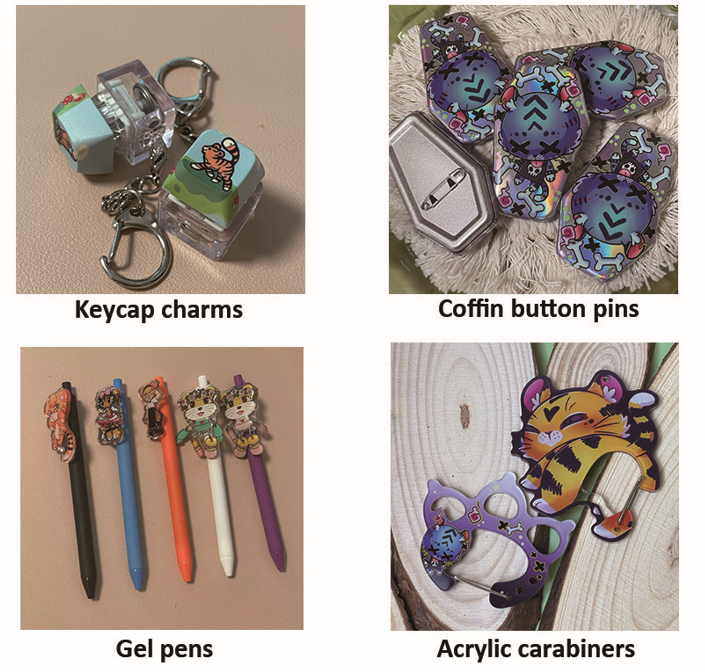 GiftsTigerkin's tweet image. These are all the items we launched recently. Which items are you like? 

#socks #charms #bells #standee #ruler #custommerch #manufacturer #customstuff #animemerch #tigerkin