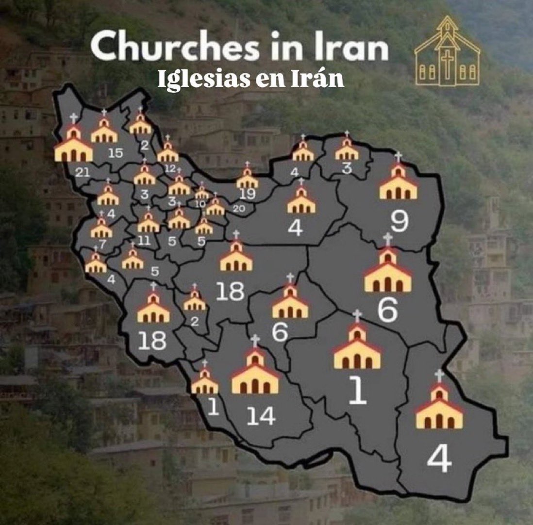 AdameMedia's tweet image. Did you know that there are 300,000 Christians living in Iran & 200 churches?