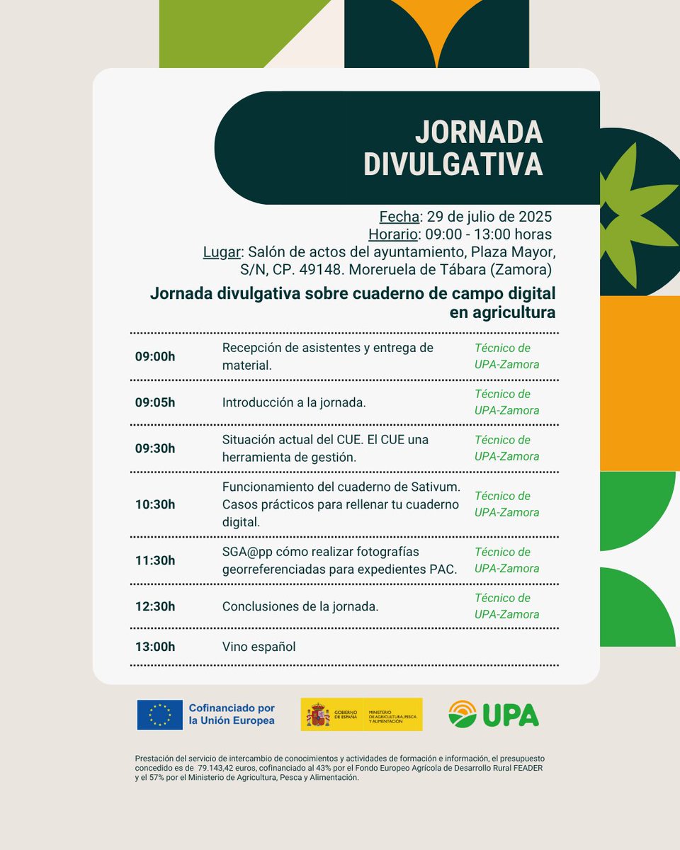RAICES_info's tweet image. ¿Te gustaría familiarizarte con el cuaderno de campo digital? 📲🤔

En nuestras jornadas divulgativas aprenderás a usarlo de forma sencilla y práctica. ¿Te unes a la próxima? 👇

🗓 29/7
🕘 09-13h
📍 Zamora
✍ ¡INSCRÍBETE! digitupa.raices.info/inscripcion/?i…