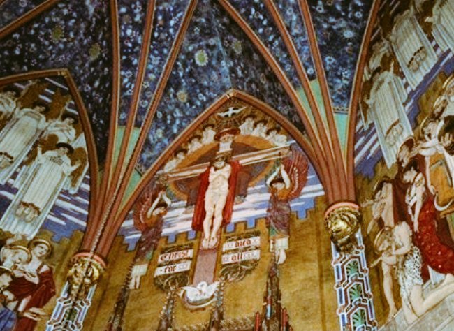 Toiver2's tweet photo. @ElProudhon Another ginger according to tradition and most  Renaissance artists.
One of the prettiest churches in America is called the Cathedral of the 'Madeleine' in Utah. 
Curiously, it has a French name. 
English equivalents are 'Madelyn' or 'Madeline' and as a nickname 'Maddie.' https://t.co/WbEdZgHmS1