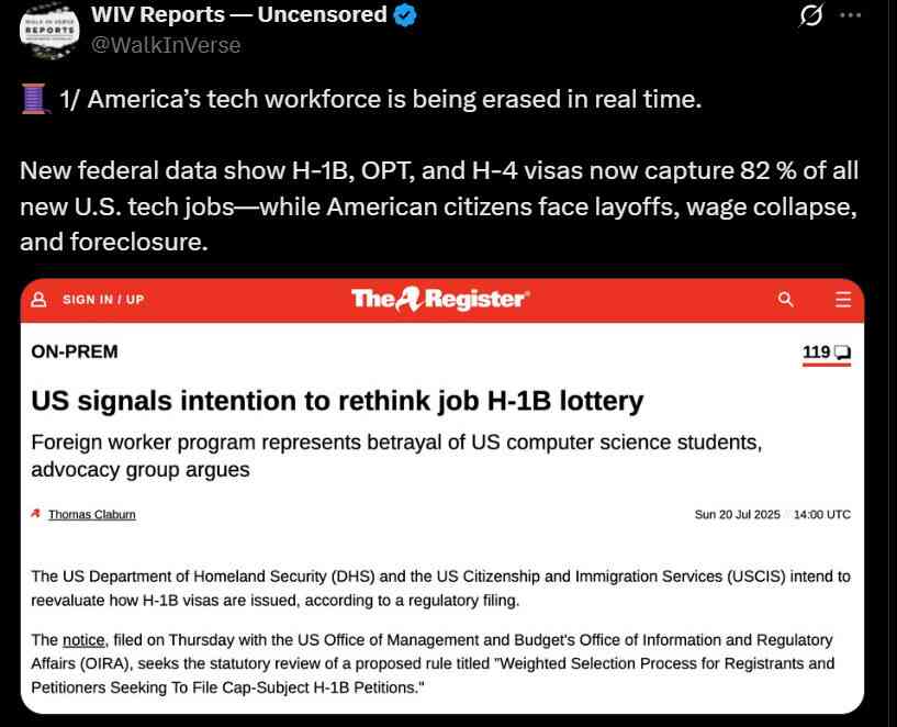 ObviousRises's tweet image. Record layoffs, the worst time for me to be interested in programming in US history and nobody hiring males I literally have no choice but to go all in on content creation because THERE AREN'T ANY F#CKING JOBS!!!
