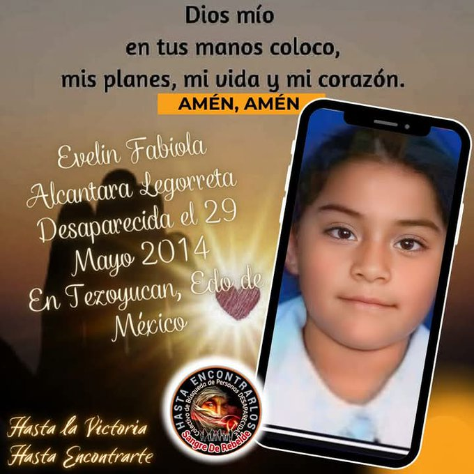 mix_ivonne's tweet photo. @JavosMerol @luna_verdad @bpg1120 @EstoyAqu4 @Monix139 @Josebautista002 @supermanchairo @tonygucasi @alfredo81072805 @epigmenioibarra @IsraelinMexico @VidulfoRosales #TeBuscamosEvelinFabiolaAlcantaraLegorreta #Raptada y #Desaparecida el 29/05/2014 En #Tezoyucan #EdoMex
Via @carolin48596759
#RTsSolidarios
@sangrederebelde https://t.co/t0rq2Oa7Nv