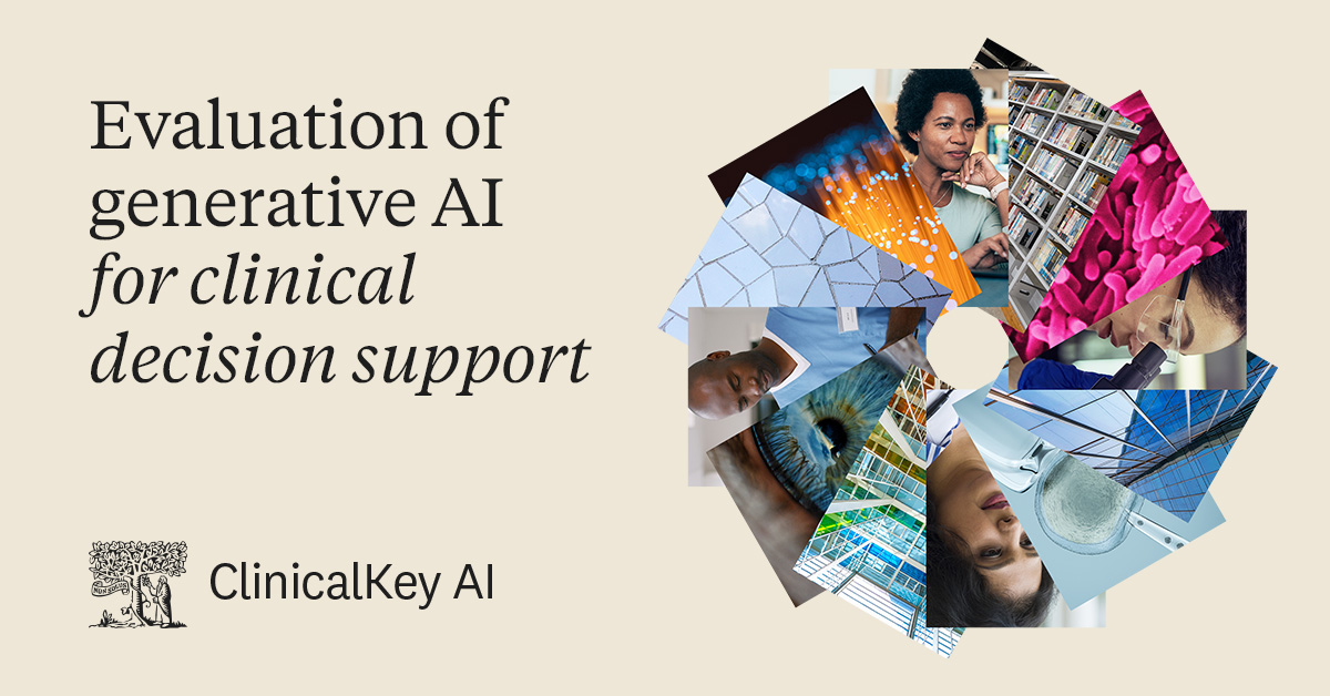 Join us Thursday, August 7th at 1:00pm CT to help build your AI evaluation skills: spkl.io/6011AEsUW

Amanda Barry, Principal Clinical Analyst at Elsevier, will demonstrate her team's clinician-in-the-loop methodology for evaluating AI systems.