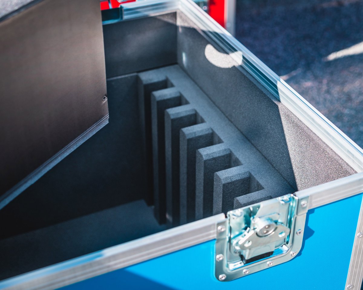 Workshop highlight!

These cases were designed to safely store and transport multiple screens and stands.

Projects like this are a great example of how flight cases can be built around the real-world demands of our high-profile clients.